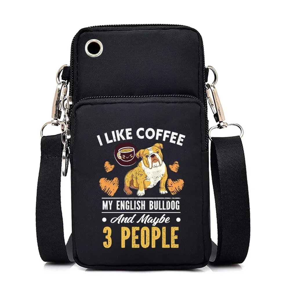 Bulldog Coffee Crossbody Bag