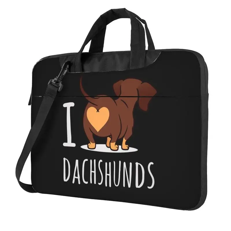 I Love Dachshunds Laptop Bag