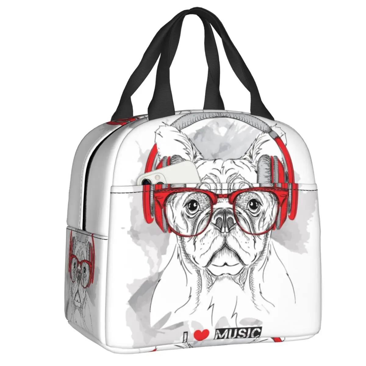Music Dog Lunch Bag