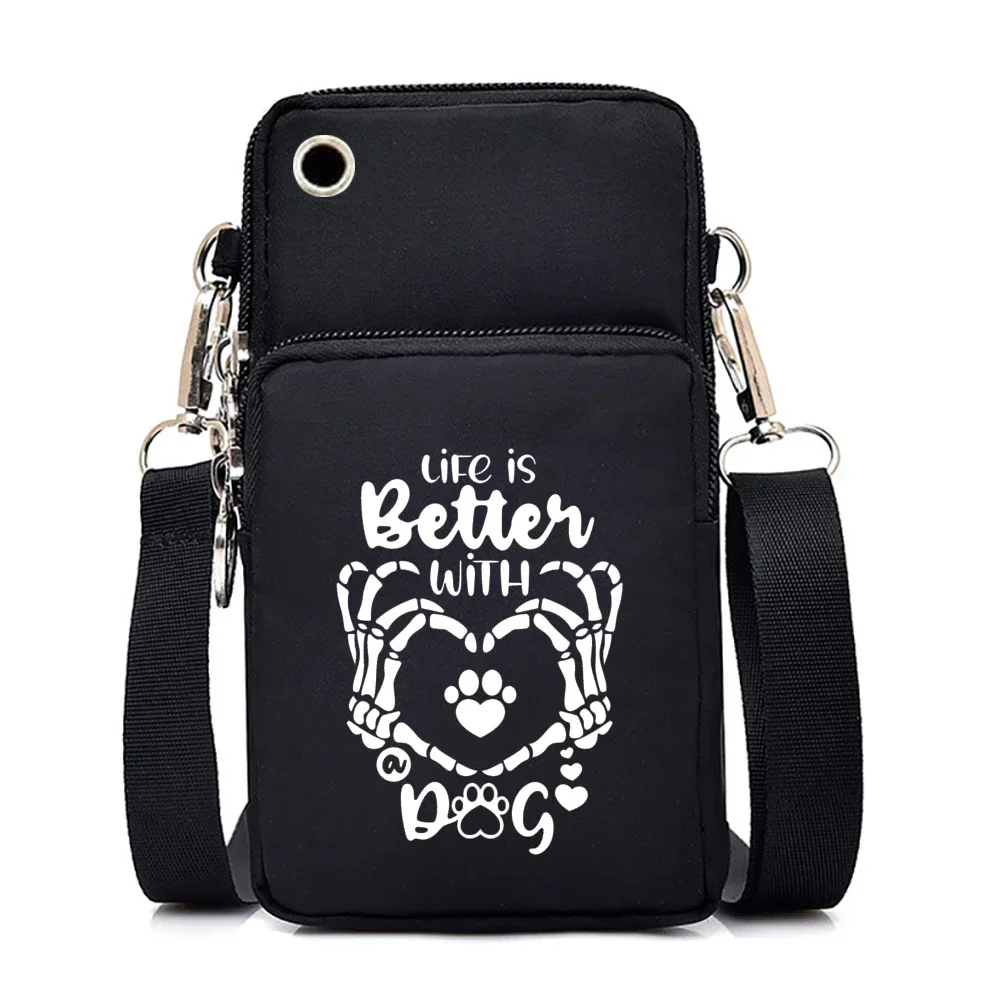 Paw Heart Crossbody Bag