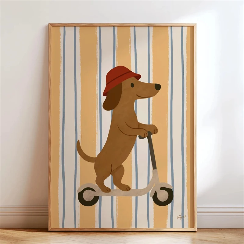 Scooter Dog Print